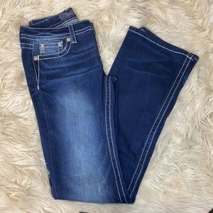 Miss Me low rise denim boot cut jean